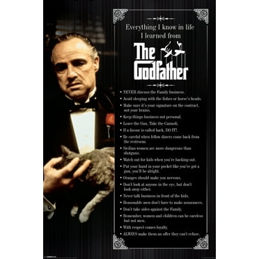 Scarface Soprano Godfather Good fellas Heat collage poster print #2